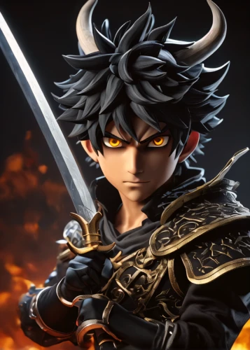 black dragon,swordsman,dragon slayer,anime 3d,massively multiplayer online role-playing game,fire background,smouldering torches,edit icon,king sword,killua,halloween banner,twitch icon,monsoon banner,fantasy warrior,dragon li,killua hunter x,soundcloud icon,samurai,ninjago,anime cartoon,Photography,General,Fantasy