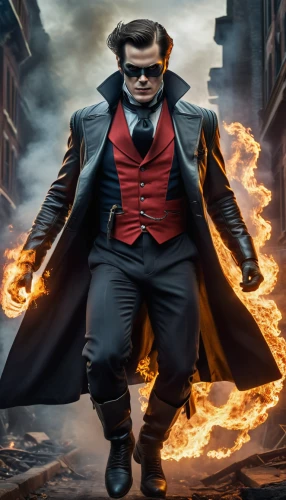suit actor,action hero,kingpin,red super hero,digital compositing,3d man,big hero,pyrogames,magneto-optical disk,comic hero,the suit,x-men,the doctor,pyro,spy-glass,xmen,frock coat,photoshop manipulation,supervillain,pyrotechnic,Photography,General,Sci-Fi