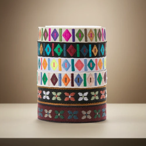 washi tape,retro lampshade,flower pot holder,gift ribbon,coffee cups,coffee cup sleeve,stacked cups,gift ribbons,bangles,mosaic tealight,mosaic tea light,lampshades,column of dice,printed mugs,votive candle,gingerbread jars,floral border paper,prayer wheels,curved ribbon,container drums