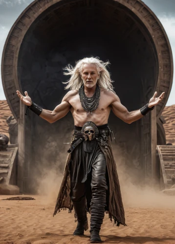 digital compositing,biblical narrative characters,god of thunder,neo-stone age,warrior east,king lear,barbarian,mad max,messenger of the gods,wind warrior,sadhu,carpathian,moses,bordafjordur,photoshop manipulation,drago milenario,abraham,poseidon god face,indian sadhu,heroic fantasy