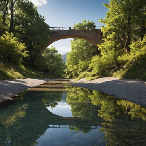 pont du gard,stone bridge,arch bridge,tied-arch bridge,bailey bridge,devil's bridge,scenic bridge,concrete bridge,hangman's bridge,bridge arch,humpback bridge,viola bridge,old bridge,beam bridge,girder bridge,railroad bridge,gapstow bridge,wooden bridge,segmental bridge,angel bridge,Photography,General,Realistic