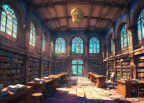 study room,reading room,old library,library,celsus library,bookshelves,librarian,library book,scholar,bookstore,the books,the local administration of mastery,hogwarts,books,classroom,book store,dandelion hall,old books,bookshop,boston public library,Illustration,Japanese style,Japanese Style 03