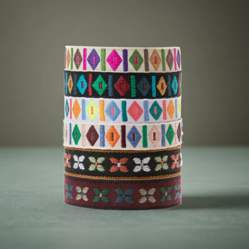washi tape,coffee cup sleeve,printed mugs,flower pot holder,pattern stitched labels,gift ribbons,bangles,coffee cups,gift ribbon,floral border paper,curved ribbon,masking tape,mosaic tealight,mosaic tea light,stacked cups,bracelets,enamel cup,patterned labels,bracelet jewelry,christmas ribbon