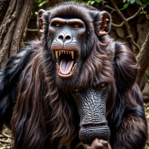 common chimpanzee,mandrill,chimpanzee,crab-eating macaque,baboon,ape,kong,chimp,the blood breast baboons,gorilla,bleeding-heart baboon,great apes,primate,silverback,king kong,orang utan,snarling,bonobo,bushmeat,barbary ape