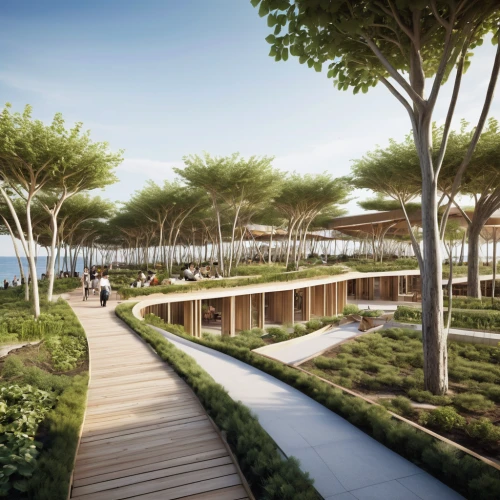 eco hotel,landscape design sydney,landscape designers sydney,eco-construction,dune ridge,archidaily,roof garden,greenforest,garden design sydney,3d rendering,artificial island,danyang eight scenic,wooden decking,wine-growing area,coastal protection,cube stilt houses,terraces,the roots of the mangrove trees,mangroves,bamboo plants,Photography,General,Realistic