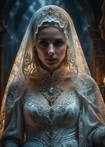 white rose snow queen,the snow queen,suit of the snow maiden,dead bride,bridal,bride,cinderella,bridal clothing,ice queen,mother of the bride,elsa,bridal dress,silver wedding,gothic portrait,snow white,bridal veil,wedding dress,mystical portrait of a girl,white lady,the enchantress,Photography,General,Fantasy