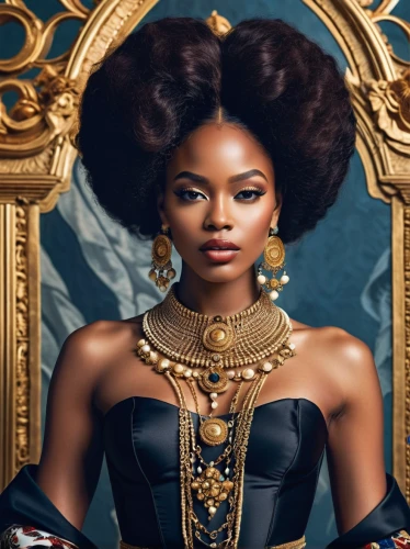 beautiful african american women,african american woman,queen crown,cleopatra,afro-american,black woman,afroamerican,black women,artificial hair integrations,afro american,african woman,afro american girls,queen s,gold jewelry,royalty,gold crown,queen,ebony,crowned,queen bee,Conceptual Art,Fantasy,Fantasy 22