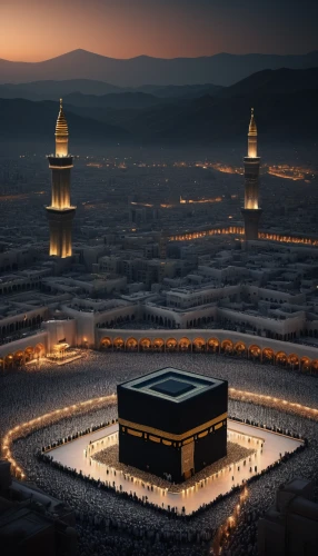 al abrar mecca,kaaba,makkah,madina,masjid nabawi,i've to medina,house of allah,islamic architectural,mosques,big mosque,holy place,king abdullah i mosque,grand mosque,place of pilgrimage,al nahyan grand mosque,minarets,holy places,mecca,al qurayyah,wonders of the world,Illustration,Realistic Fantasy,Realistic Fantasy 17