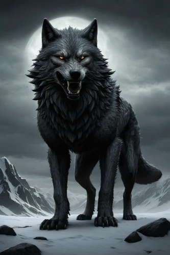 gray wolf,black shepherd,howling wolf,wolf,constellation wolf,werewolf,wolf hunting,wolfdog,werewolves,wolves,european wolf,canis lupus,howl,carpathian shepherd dog,two wolves,wolfman,canidae,wolf bob,wolf down,feral,Illustration,Realistic Fantasy,Realistic Fantasy 17