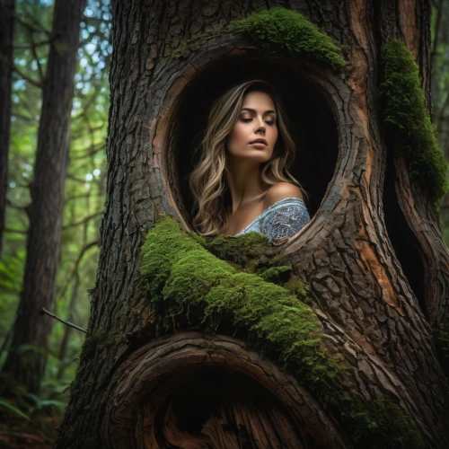 girl with tree,dryad,faerie,faery,enchanted forest,the girl next to the tree,fairy door,fairy forest,forest background,mother earth,photoshop manipulation,people in nature,portrait photography,fairytale forest,ballerina in the woods,mystical portrait of a girl,wood elf,portrait photographers,photo manipulation,nature love,Photography,General,Fantasy