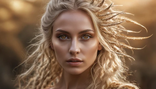 elven,elven flower,fantasy portrait,dryad,queen cage,celtic queen,fantasy woman,blonde woman,woman face,faery,woman of straw,woman's face,women's eyes,the enchantress,sorceress,dark elf,medusa,wood elf,woman portrait,the blonde in the river,Photography,General,Natural