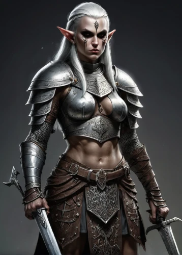 female warrior,warrior woman,male elf,dark elf,swordswoman,fantasy warrior,cullen skink,half orc,breastplate,barbarian,hard woman,strong woman,dwarf sundheim,massively multiplayer online role-playing game,orc,strong women,scabbard,fantasy woman,warrior and orc,armor
