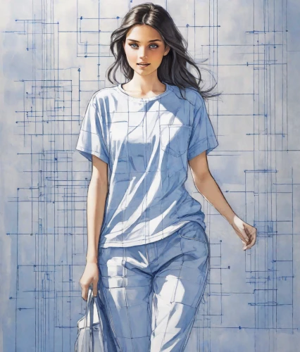 hospital gown,medical illustration,nurse uniform,female doctor,female nurse,nurse,medical sister,surgeon,physician,medical icon,nursing,medical concept poster,nurses,sci fiction illustration,white coat,radiology,theoretician physician,patient,medical care,sci fi surgery room