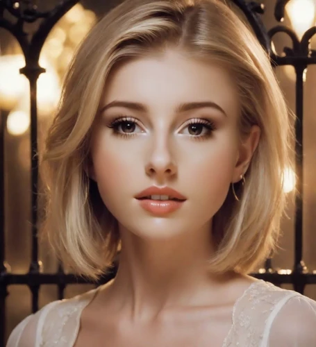 romantic look,beautiful face,angel face,beautiful young woman,elegant,angelic,enchanting,blonde girl,short blond hair,porcelain doll,model beauty,blonde woman,lycia,gorgeous,pretty young woman,beautiful woman,vintage makeup,blond girl,angel,beauty