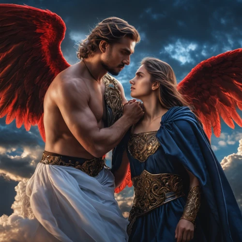 the archangel,angel and devil,biblical narrative characters,heaven and hell,archangel,angels,angels of the apocalypse,greek mythology,fantasy picture,fantasy art,angelology,love angel,winged heart,uriel,mythological,guardian angel,angel wings,the angel with the cross,greek myth,romantic portrait,Photography,General,Natural