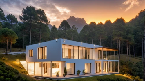modern house,house in mountains,house in the mountains,modern architecture,cubic house,cube house,house in the forest,dunes house,eco-construction,smart home,smart house,beautiful home,luxury property,timber house,frame house,mirror house,residential house,glass facade,swiss house,chalet,Photography,General,Realistic