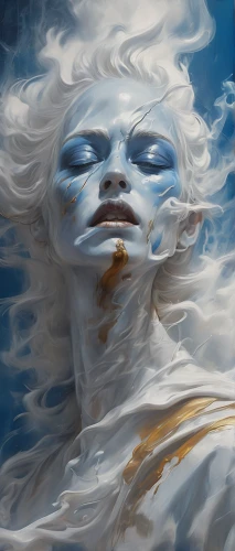 white walker,white rose snow queen,the snow queen,eternal snow,heroic fantasy,father frost,ice queen,fantasy portrait,merfolk,poseidon god face,astral traveler,elven,male elf,uriel,sea god,god of the sea,light bearer,angel's tears,blue enchantress,the wind from the sea