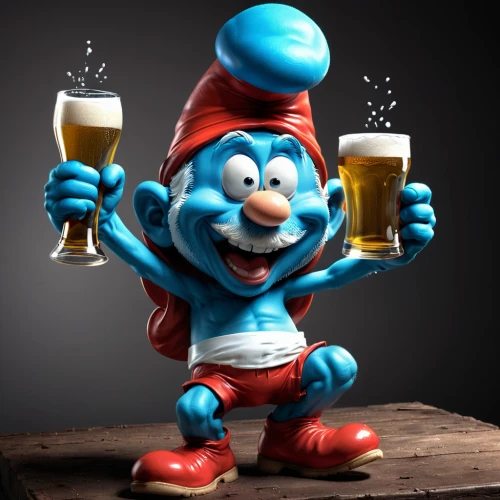 smurf figure,smurf,scandia gnome,mascot,i love beer,gnome ice skating,beer,ice beer,scandia gnomes,magic hat,drunkard,pubg mascot,botellón,gnome,advertising figure,popeye,keg,jester,boilermaker,basler fasnacht