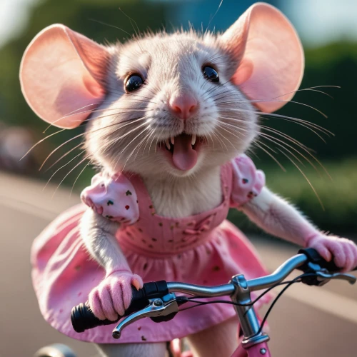 rat,musical rodent,cycling,animals play dress-up,bicycle ride,baby rat,opossum,biking,color rat,bicycle riding,rat na,bike ride,bicycling,virginia opossum,bicycle,peterbald,common opossum,biker,racing bicycle,aye-aye,Photography,General,Cinematic