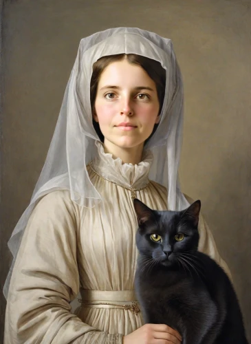 portrait of a girl,bouguereau,cat portrait,child portrait,girl with cloth,portrait of a woman,portrait of christi,girl with dog,jane austen,woman holding pie,girl with bread-and-butter,vintage female portrait,romantic portrait,girl in cloth,gothic portrait,girl with a dolphin,napoleon cat,milkmaid,orlovsky,barbara millicent roberts