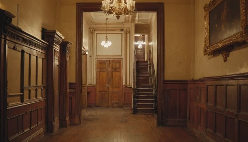 hallway,entrance hall,hall,corridor,house entrance,outside staircase,hallway space,wade rooms,royal interior,staircase,empty interior,the interior of the,the threshold of the house,doorway,athenaeum,entry,interior view,main door,hotel hall,treasury,Photography,General,Cinematic