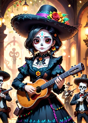 la catrina,dia de los muertos,la calavera catrina,mariachi,el dia de los muertos,day of the dead,day of the dead frame,mexican culture,day of the dead icons,calaverita sugar,catrina calavera,mexican halloween,mexican tradition,pandero jarocho,mexican revolution,day of the dead paper,calavera,days of the dead,miguel of coco,muerte,Anime,Anime,Cartoon