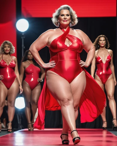 plus-size model,plus-size,plus-sized,red,lady in red,cellulite,red super hero,maraschino,runway,gordita,agent provocateur,man in red dress,fuller's london pride,one-piece garment,fitness and figure competition,keto,paprika,latex clothing,catwalk,red hot polka,Photography,General,Realistic