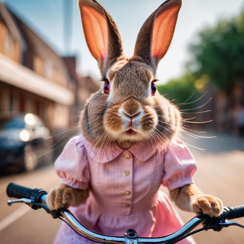 american snapshot'hare,cycling,bicycle clothing,bicycle ride,bicycle riding,easter bunny,animals play dress-up,peter rabbit,european rabbit,biking,bike ride,cottontail,bicycling,hoppy,woman bicycle,hop,bicycle,biker,bunny on flower,domestic rabbit,Photography,General,Cinematic
