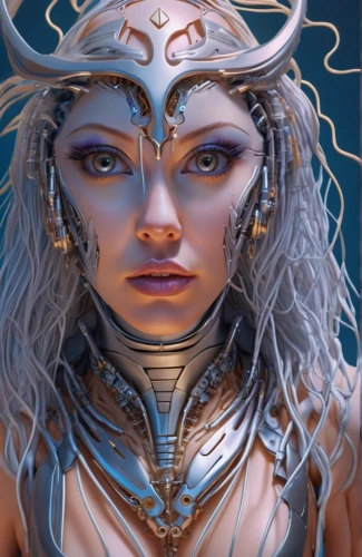 medusa,violet head elf,fantasy portrait,elven,blue enchantress,priestess,female warrior,dark elf,warrior woman,zodiac sign libra,fantasy woman,horn of amaltheia,shaman,artemisia,fantasy art,avatar,sorceress,cleopatra,the enchantress,shamanic,Conceptual Art,Sci-Fi,Sci-Fi 03