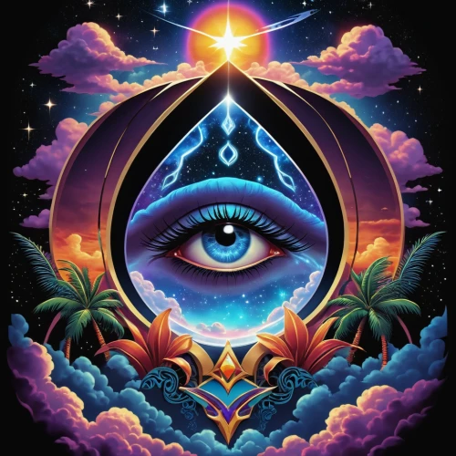 all seeing eye,cosmic eye,third eye,psychedelic art,the eyes of god,esoteric symbol,esoteric,hamsa,eye ball,peacock eye,sun eye,sacred geometry,yogananda,mantra om,eye,heart chakra,astral traveler,mysticism,hypnotize,occult,Photography,General,Realistic