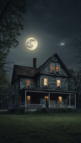 creepy house,witch house,the haunted house,witch's house,haunted house,lonely house,hanging moon,photoshop manipulation,moonlit night,moonshine,paranormal phenomena,house silhouette,house insurance,abandoned house,the house,photo manipulation,little house,halloween background,halloween and horror,wooden house,Photography,General,Realistic