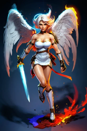 fire angel,white eagle,female warrior,business angel,archangel,tiber riven,guardian angel,show off aurora,angel of death,angel girl,angel wing,angels of the apocalypse,angel,fallen angel,angel figure,massively multiplayer online role-playing game,angelology,firedancer,baroque angel,uriel,Conceptual Art,Fantasy,Fantasy 26