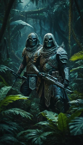 warrior and orc,guards of the canyon,predators,4k wallpaper,cg artwork,patrol,patrols,storm troops,game art,fantasy picture,cinematic,concept art,jungle,digital compositing,aaa,assassins,full hd wallpaper,nomads,warlord,scavenger,Photography,General,Fantasy