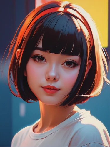 girl portrait,digital painting,vector girl,study,world digital painting,noodle image,白斩鸡,portrait background,girl drawing,retro girl,anime 3d,anime girl,artist color,girl studying,material test,girl with speech bubble,illustrator,digital art,noodle,tiktok icon,Conceptual Art,Fantasy,Fantasy 19