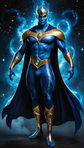 emperor of space,blue demon,shaper,kryptarum-the bumble bee,zodiac sign libra,dark blue and gold,dr. manhattan,electro,thanos,god of thunder,nebula guardian,emperor,zodiac sign leo,poseidon god face,blue enchantress,magus,horoscope libra,figure of justice,thanos infinity war,nova,Conceptual Art,Fantasy,Fantasy 34