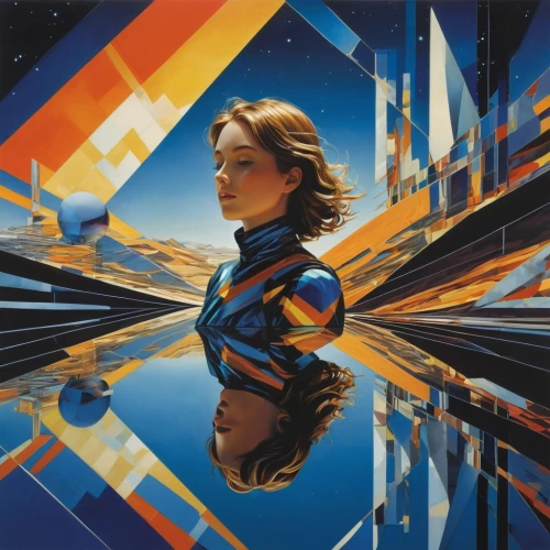 high-wire artist,vertigo,seismic,meridians,metropolis,meteoroid,head woman,kaleidoscope,futura,sprint woman,velocity,ann margarett-hollywood,rubik,magneto-optical disk,escher,cybernetics,morning illusion,valerian,vinci,flow of time,Conceptual Art,Sci-Fi,Sci-Fi 08