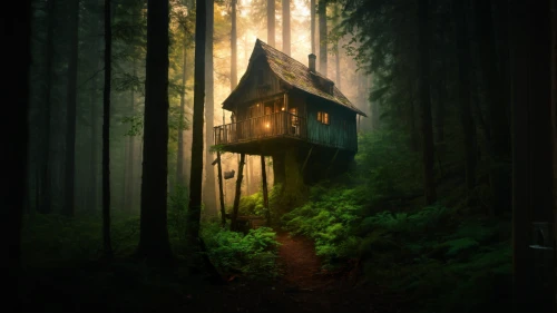 house in the forest,tree house,fairy house,treehouse,little house,lonely house,bird house,tree house hotel,birdhouse,small cabin,wooden house,small house,witch's house,wooden hut,witch house,log home,the cabin in the mountains,house in mountains,cabin,miniature house