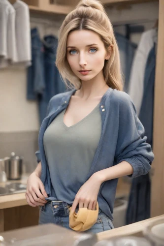 realdoll,girl in the kitchen,female doll,denim,girl with bread-and-butter,model doll,barista,in a shirt,female model,woman shopping,girl in overalls,waitress,woman holding pie,barbie,women clothes,girl in t-shirt,shopping icon,wooden mannequin,female worker,jean button