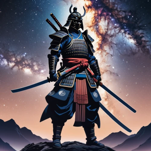 samurai,samurai fighter,shinobi,warlord,lone warrior,goki,kendo,samurai sword,yi sun sin,kenjutsu,sōjutsu,katana,swordsman,erhu,eskrima,sanshin,fantasy warrior,hijiki,shuanghuan noble,haegen,Illustration,Japanese style,Japanese Style 07