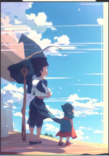 stroll,beautiful frame,counting frame,summer umbrella,little boy and girl,beach walk,frame flora,little girls walking,summer day,summer sky,color frame,little girl and mother,old frame,frame illustration,dog frame,child's frame,atmosphere,paper frame,paper boat,parasol,Common,Common,Japanese Manga