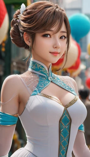 asian costume,siu mei,hong,xiangwei,3d figure,3d fantasy,xiaochi,su yan,shanghai disney,hanbok,female doll,game character,anime 3d,princess anna,3d model,chinese background,xizhi,pi mai,3d rendered,tai qi,Illustration,Japanese style,Japanese Style 01