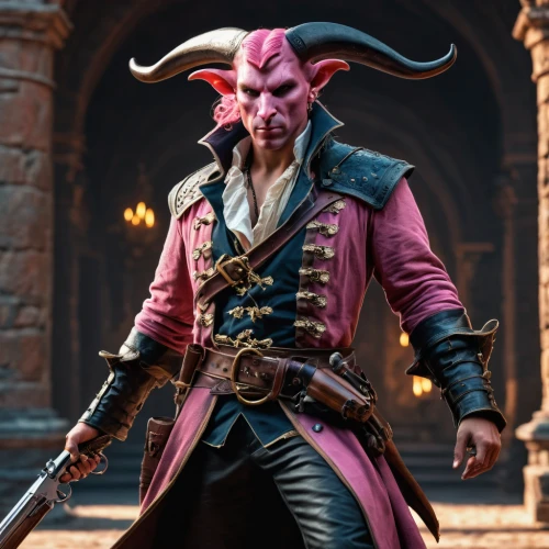 man in pink,pirate,dodge warlock,the pink panther,massively multiplayer online role-playing game,male character,devil,pink quill,dark pink in colour,magistrate,male mask killer,jester,magenta,lokportrait,hellboy,undead warlock,cancer icon,dark pink,pirates,lopushok,Photography,General,Fantasy