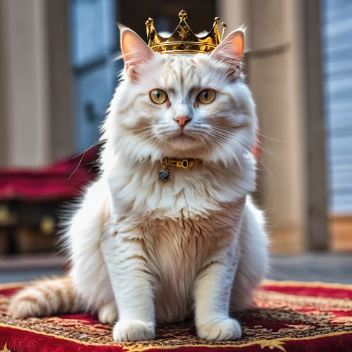 napoleon cat,king caudata,regal,king crown,emperor,imperial crown,grand duke,royalty,queen crown,royal,royal crown,british longhair cat,golden crown,sultan,monarchy,turkish angora,king,gold crown,royal tiger,crowned goura,Photography,General,Realistic