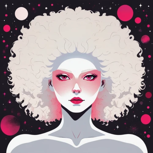 pink diamond,the snow queen,white fur hat,white rose snow queen,snowball,pearl,white lady,messier 8,lychees,callisto,pink vector,star mother,vampire lady,messier 82,ice queen,digital illustration,rose quartz,snow cherry,vampire woman,albino,Illustration,Vector,Vector 01