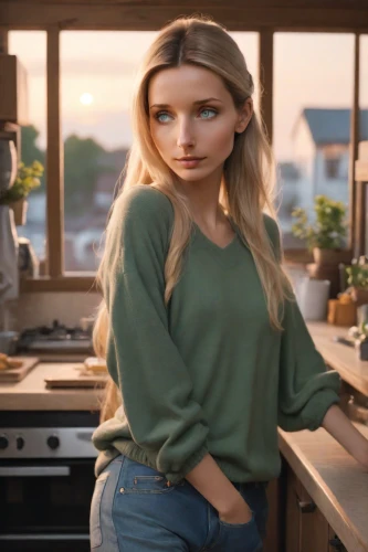 girl in the kitchen,arugula,in a shirt,denim,barista,commercial,gap,cooking show,barbie,basmati,casserole,tee,sonoma,hd,jeans,teen,ad,olallieberry,sarah,model