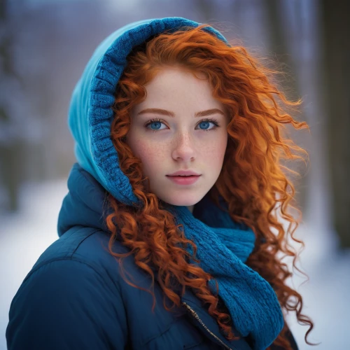 winterblueher,redheads,red-haired,the snow queen,redhead,suit of the snow maiden,redhair,red head,winter hat,redheaded,winter background,winter clothing,merida,redhead doll,winter clothes,winter dress,elsa,young woman,red coat,in the winter,Conceptual Art,Sci-Fi,Sci-Fi 22