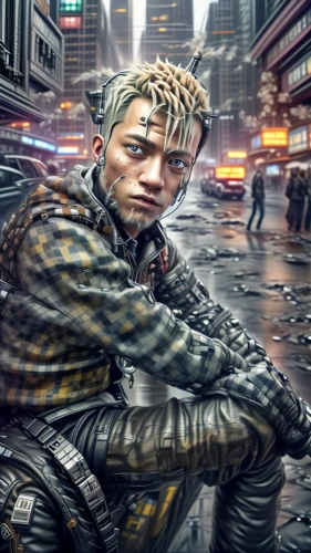 cyberpunk,world digital painting,cyborg,photo manipulation,sci fiction illustration,photoshop manipulation,shinobi,rainmaker,dystopian,cyber,photomanipulation,post apocalyptic,biomechanical,image manipulation,digital compositing,cg artwork,streampunk,scifi,cybernetics,digiart