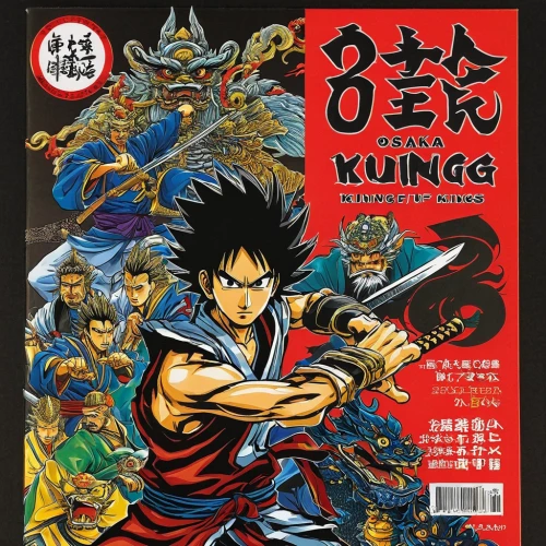 cover,guide book,magazine cover,book cover,cooking book cover,reference book,kame sennin,kenjutsu,comic book,kungfu,japanese martial arts,kung,dragon slayers,collectible card game,dragon ball,dragonball,action-adventure game,yukgaejang,konghou,cover parts,Illustration,Japanese style,Japanese Style 05