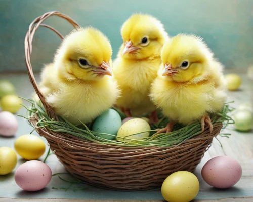 eggs in a basket,easter nest,easter chick,baby chicks,chicken eggs,nest easter,colored eggs,easter rabbits,easter background,hatching chicks,easter celebration,fresh eggs,colorful eggs,chicks,happy easter,chicken chicks,easter eggs,easter theme,easter-colors,brown eggs,Illustration,Realistic Fantasy,Realistic Fantasy 15