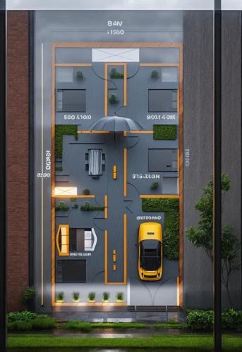 parking system,parking machine,apartment building,parking place,an apartment,automotive parking light,shared apartment,ev charging station,electric gas station,parking,residential area,apartments,smart home,apartment house,car showroom,apartment block,vehicle door,apartment complex,electric charging,multi storey car park,Photography,General,Realistic